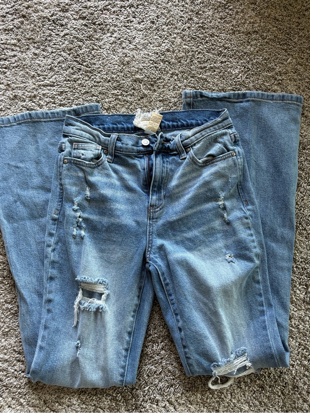 Altar’d State Light Blue Distressed Women’s Jeans